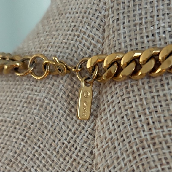 Monet Gold-Tone Curb Chain Necklace - Picture 5 of 5